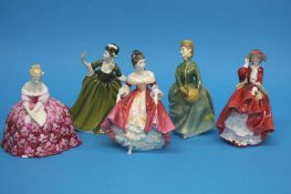 Five Royal Doulton Ladies 'Grace', 'Simone', 'Vict