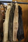 4 Fur coats