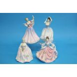 Four Royal Doulton ladies, 'Charlotte', 'Sheila',