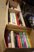 3 boxes of books