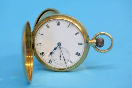 An 18ct gold Gentleman's pocket watch, patent October 18th 1904