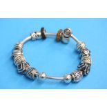 A Pandora style bracelet