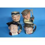 Four Royal Doulton Character jugs, 'Paddy', 'The G