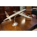 Large cast metal model plane