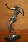 Bronze Deco style figurines