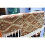 2 Modern Aztec design rugs