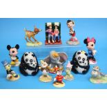 Ten various Royal Doulton Disney figures, a Doulto