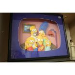 Limited edition 3d Simpsons picture