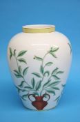 A Rosenthal Bulgari 'Itaca' baluster shaped vase,