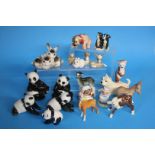 A Collection of Beswick, Royal Doulton USSR animal