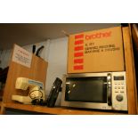 Microwave, monitor, sewing machine etc.