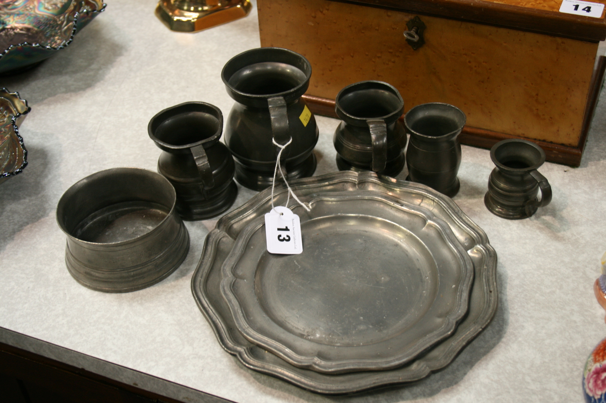 Quantity of pewter