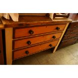 Pine chest of drawers