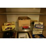 Collection of boxed and unboxed vehicles