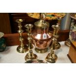 Two pairs of candlesticks etc.