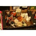Two boxes of assorted Beswick, Hummel etc.