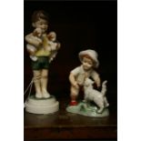 Royal Worcester figure 'All Mine' and 'Snowy' (2)