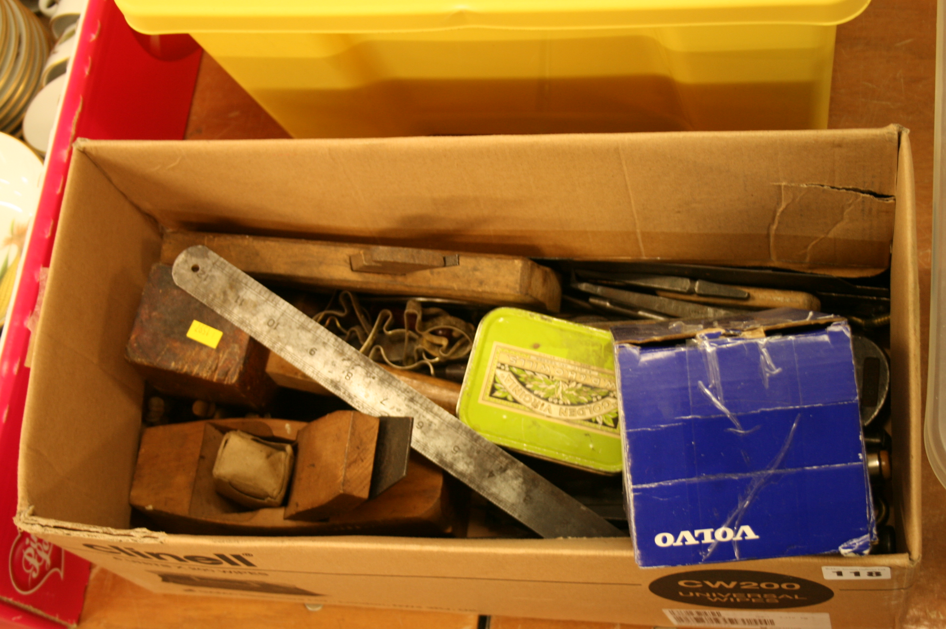 Box of tools etc.