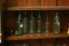 Seven old bottles