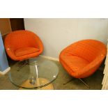 Pair of 1960's office chairs