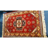 A modern Persian design rug. 150 cm x 100 cm