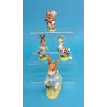 Four Beswick England Beatrice Potter figures, brow