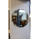 Frameless mirror