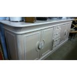 Modern melamine sideboard