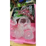 Collection of assorted glass ware