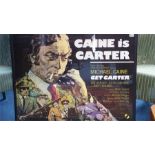 Framed 'Get Carter' poster