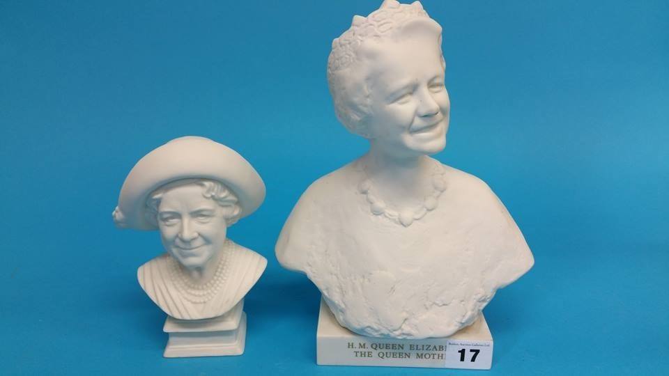 A Limited Edition Wedgwood bust of 'HM Queen Eliza