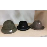 3 Gents hats