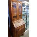 Oak bureau bookcase