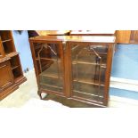 Mahogany china cabinet 115 x 34 x 115cm