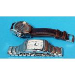 2 Gents Armani wristwatches