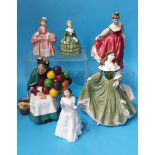 A Collection of six Royal Doulton Ladies including