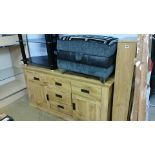 Modern sideboard, footstool, TV unit and CD rack