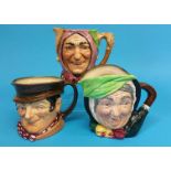 Three various Royal Doulton character jugs