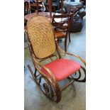 Bentwood rocking chair