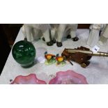 Dump, pair Beswick pheasants etc.