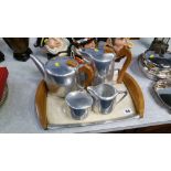 Picquot ware tea set