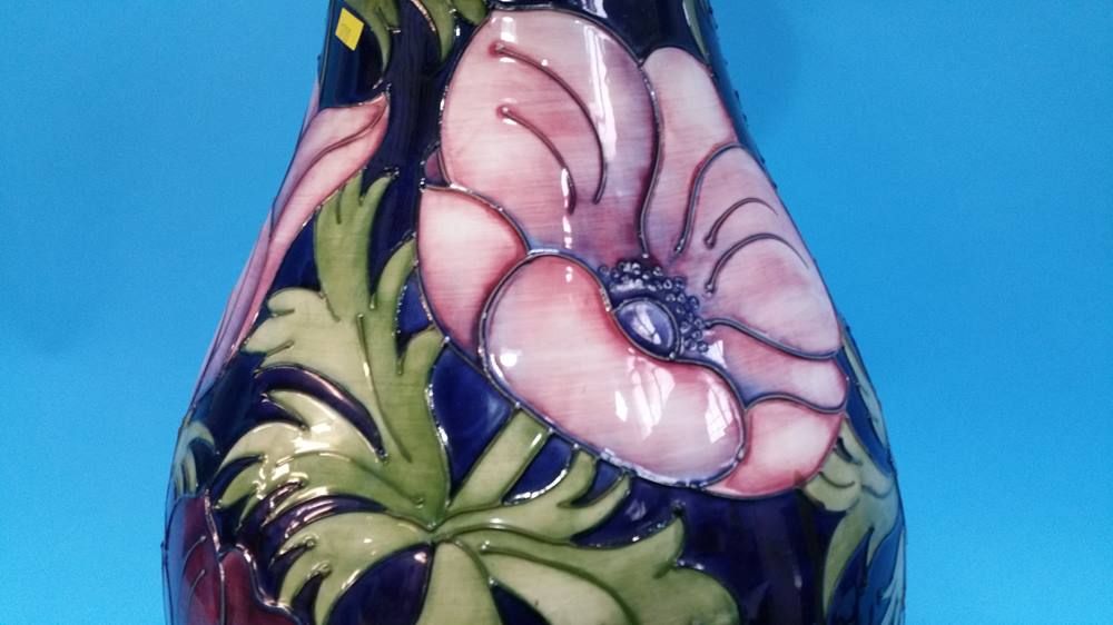 A very large Moorcroft 'Pansy' baluster shaped vas - Image 2 of 4