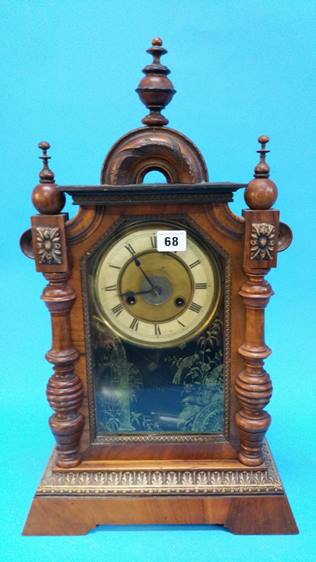 Two mantel clocks. - Image 2 of 4