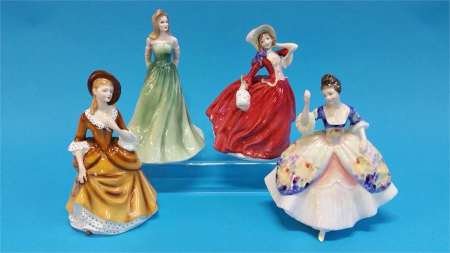 Four Royal Doulton ladies.