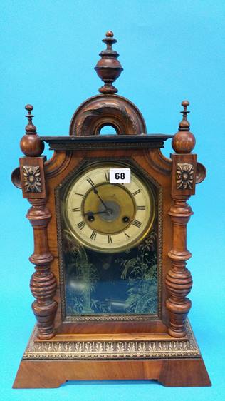 Two mantel clocks. - Image 3 of 4