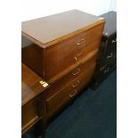 Oak chest of drawers