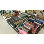 3 Trays of books