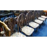 6 Windsor chairs