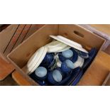 Box of Denby and Wedgwood