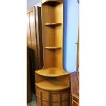 Teak corner unit